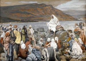Jesus Teaches the People by the Sea by James Tissot