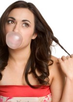 Girl Chewing Gum