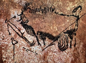 Prehistoric painting from the Lascaux caves. Image courtesy of Peter80.