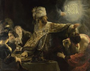 "Belshazzar's Feast", Rembrandt Van Rijn
