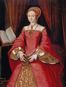 Portrait of Elizabeth I as a Princess, circa 1546.