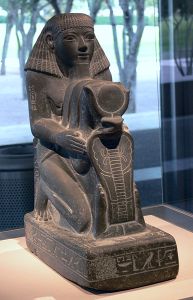 Kneeling Statue of Senenmut, Chief Steward of Queen Hatshepsut, Armant, Egypt, New Kingdom, Dynasty 18, reign of Hatshepsut, c. 1473-1458 BCE.