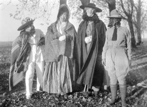 Halloween costumes, 1918, Camp Dix, New Jersey