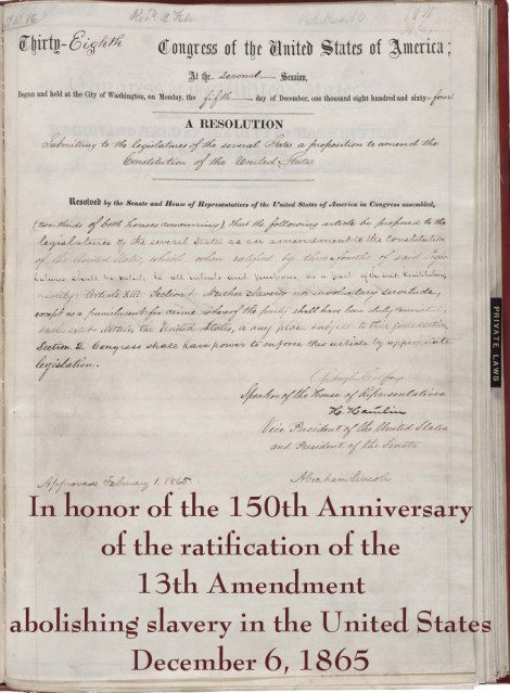 13th amendment with text copy